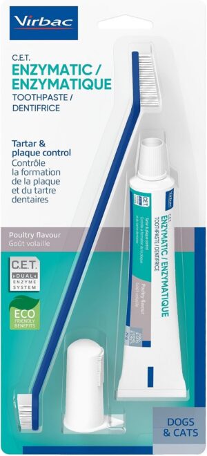 C.E.T. Oral Hygiene Kit for Dogs, P...