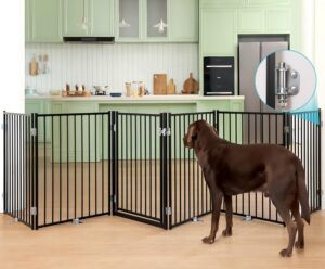 No Pawblems Freestanding Dog Gate w...