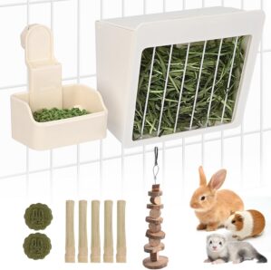 RUBYHOME Rabbit Hay Feeder Guinea P...